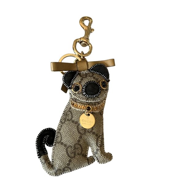 Gucci Dog Key Bag Charm. #L1131 - Picture 7 of 10